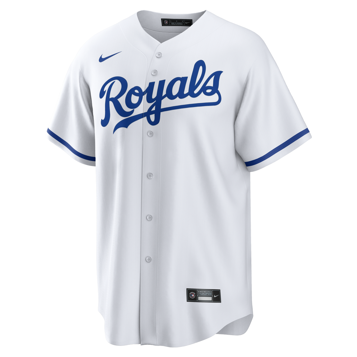 Kansas City Royals White Home Big & Tall Replica Jersey product image 3, provided for visual reference and product detail
