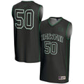#50 Hawaii Rainbow Warriors Lightweight Basketball Jersey - Black product image 1, provided for visual reference and product