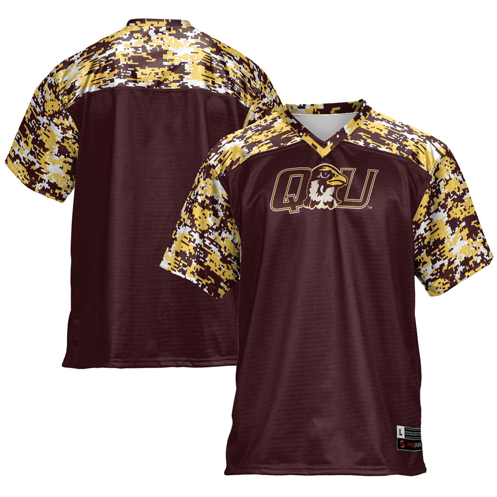 Quincy Hawks Football Jersey - Brown product image 1, provided for visual reference and product detail review