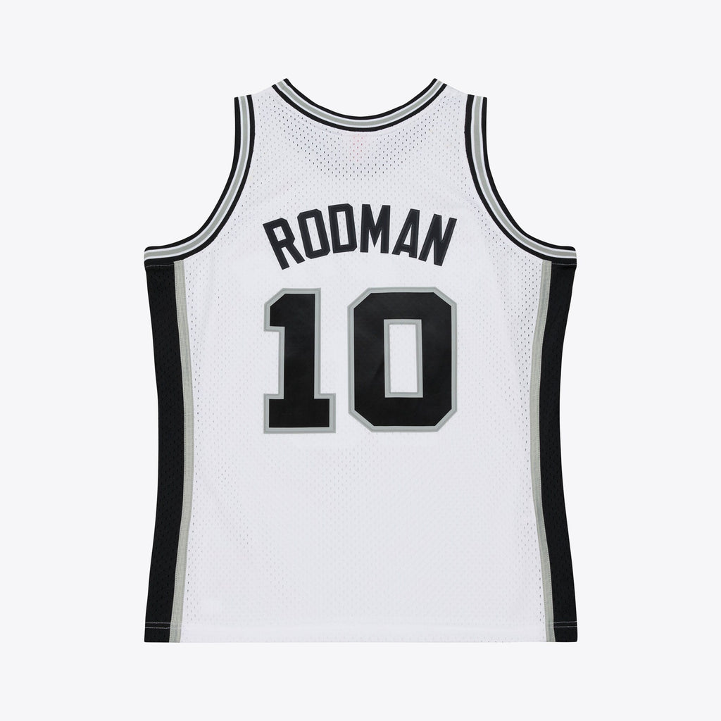 San Antonio Spurs Dennis Rodman 1993 Authentic Jersey - White product image 4, provided for visual reference and product