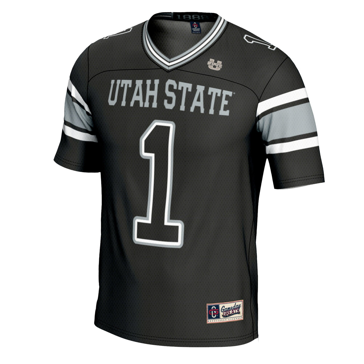 #1 Utah State Aggies Football Jersey - Black product image 3, provided for visual reference and product detail review