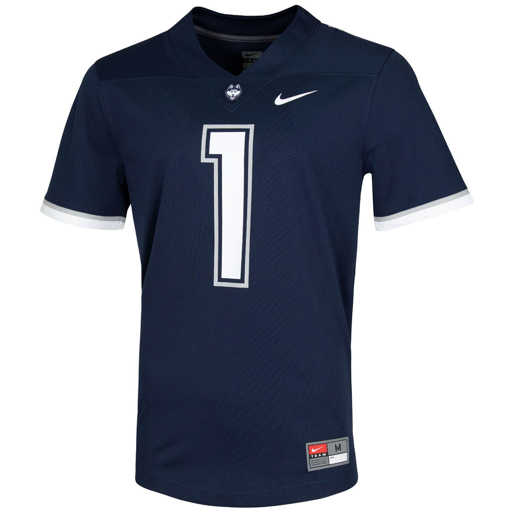#1 UConn Huskies Untouchable Game Jersey - Navy product image 3, provided for visual reference and product detail review