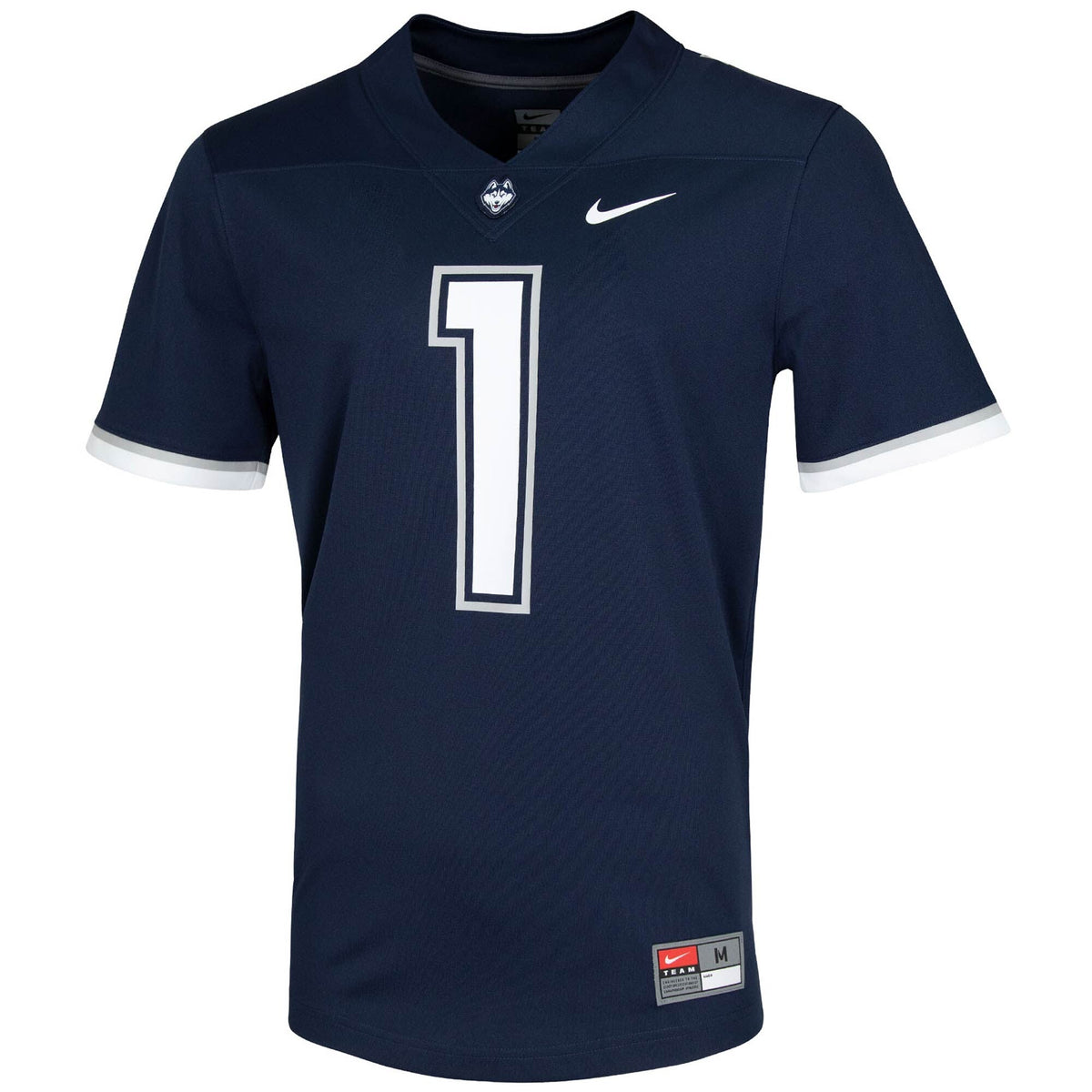 #1 UConn Huskies Untouchable Game Jersey - Navy product image 3, provided for visual reference and product detail review