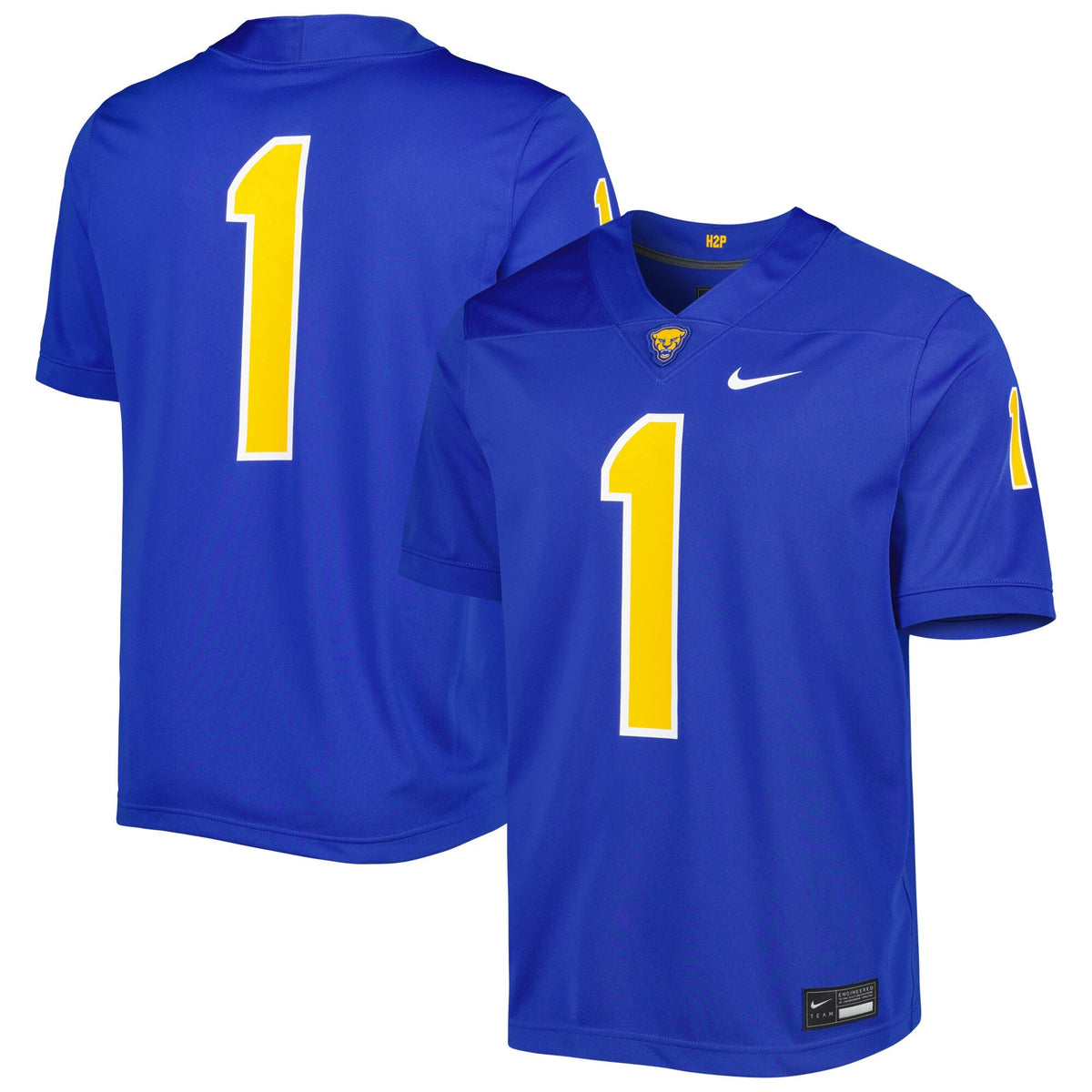 #1 Pitt Panthers Untouchable Football Jersey - Royal product image 1, provided for visual reference and product detail review