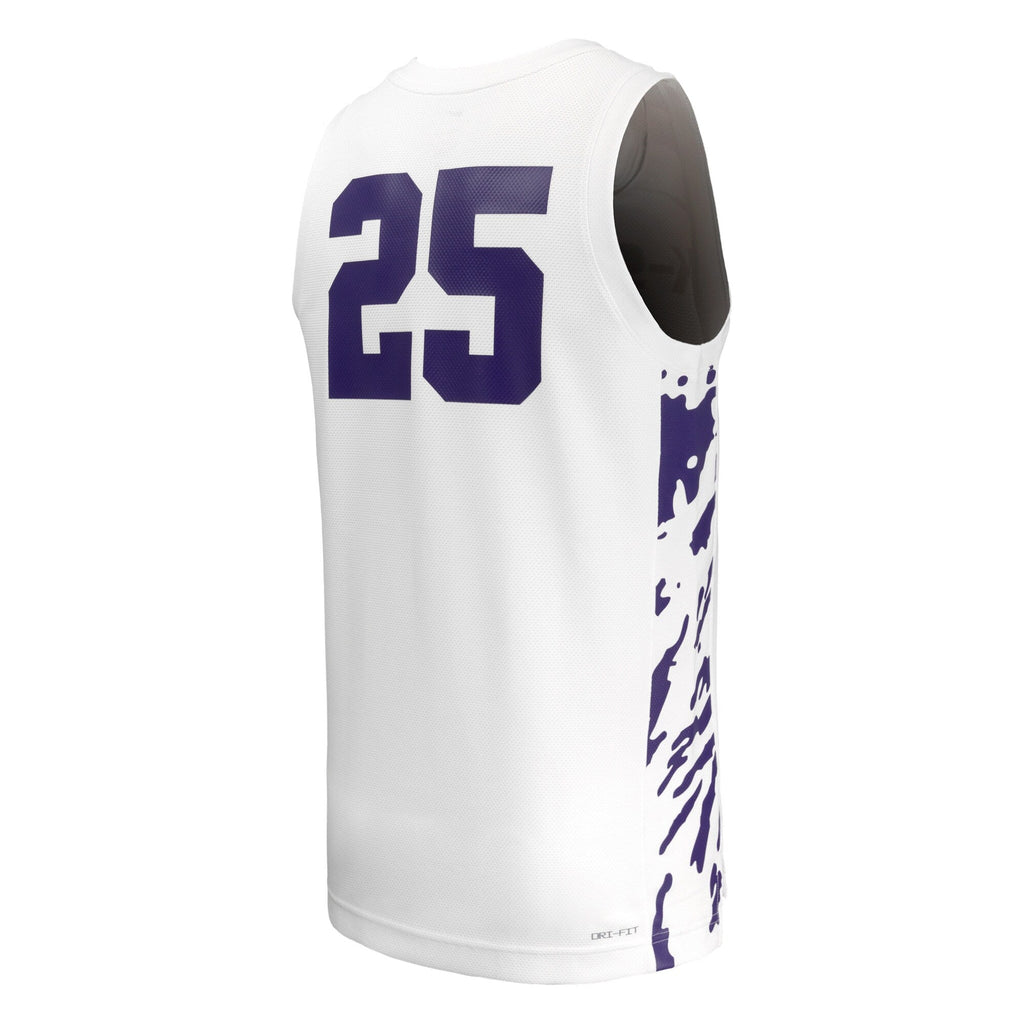 #25 Kansas State Wildcats Replica Basketball Jersey - White product image 4, provided for visual reference and product