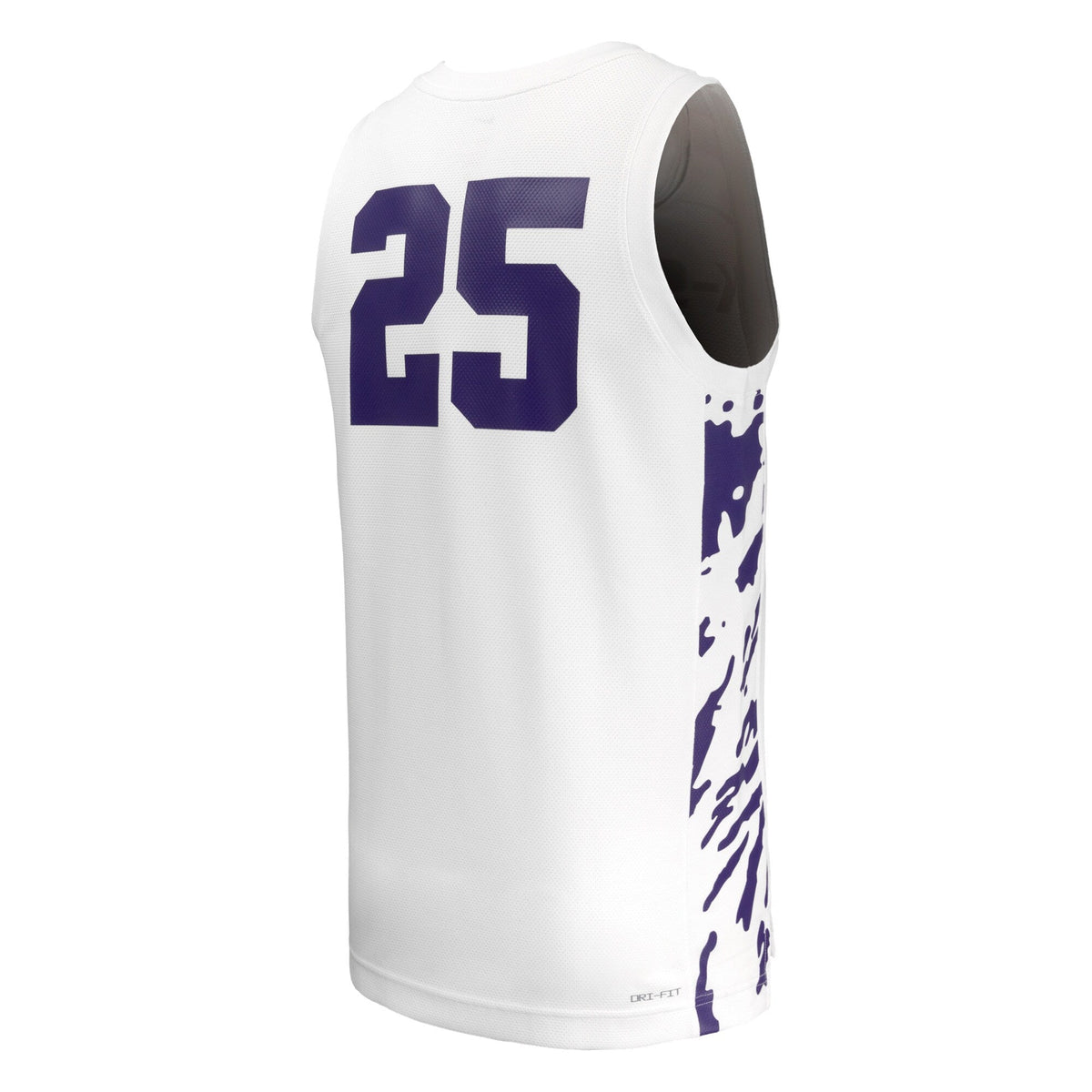 #25 Kansas State Wildcats Replica Basketball Jersey - White product image 4, provided for visual reference and product