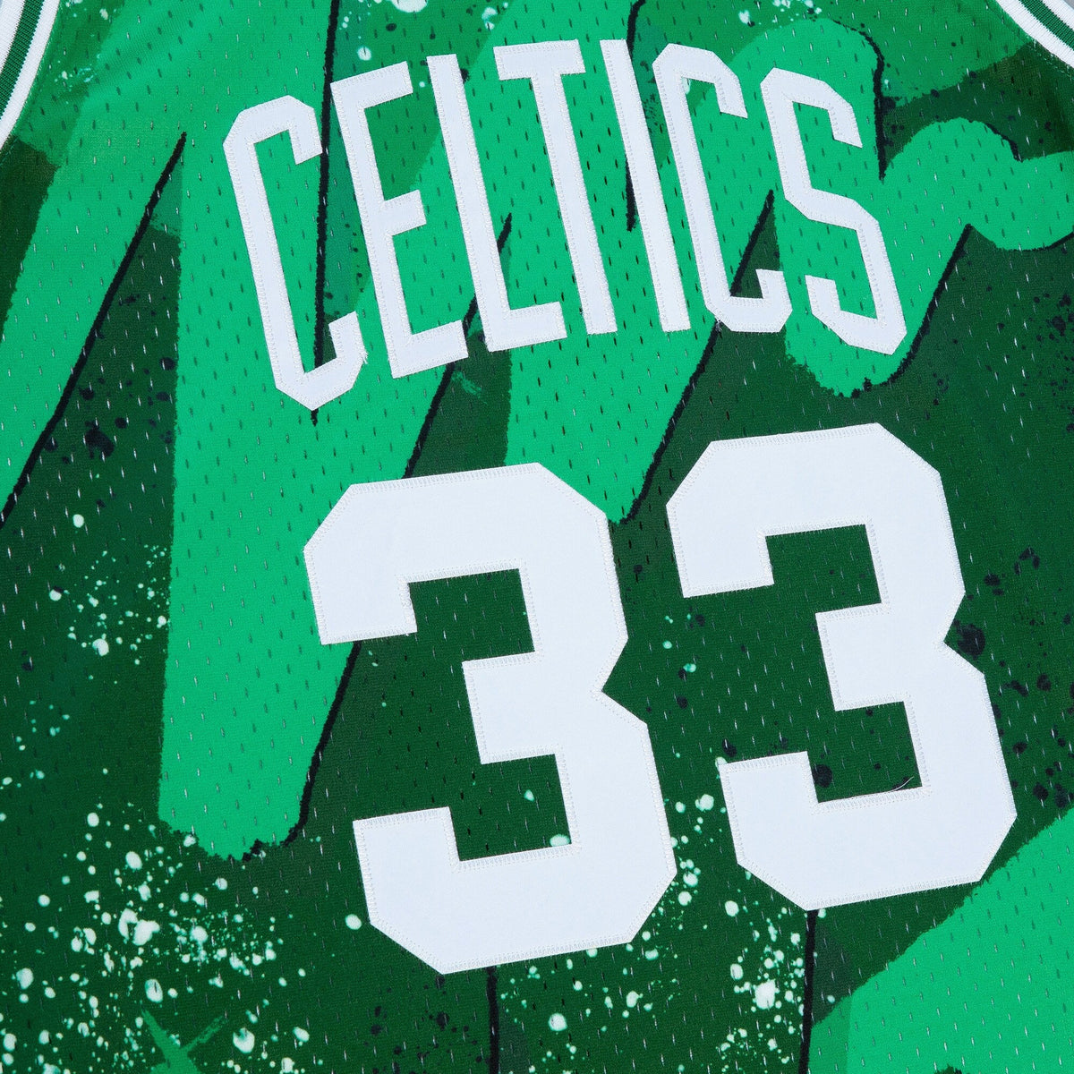 Boston Celtics Larry Bird 1985 Hyper Hoops Swingman Jersey - Green product image 6, provided for visual reference and