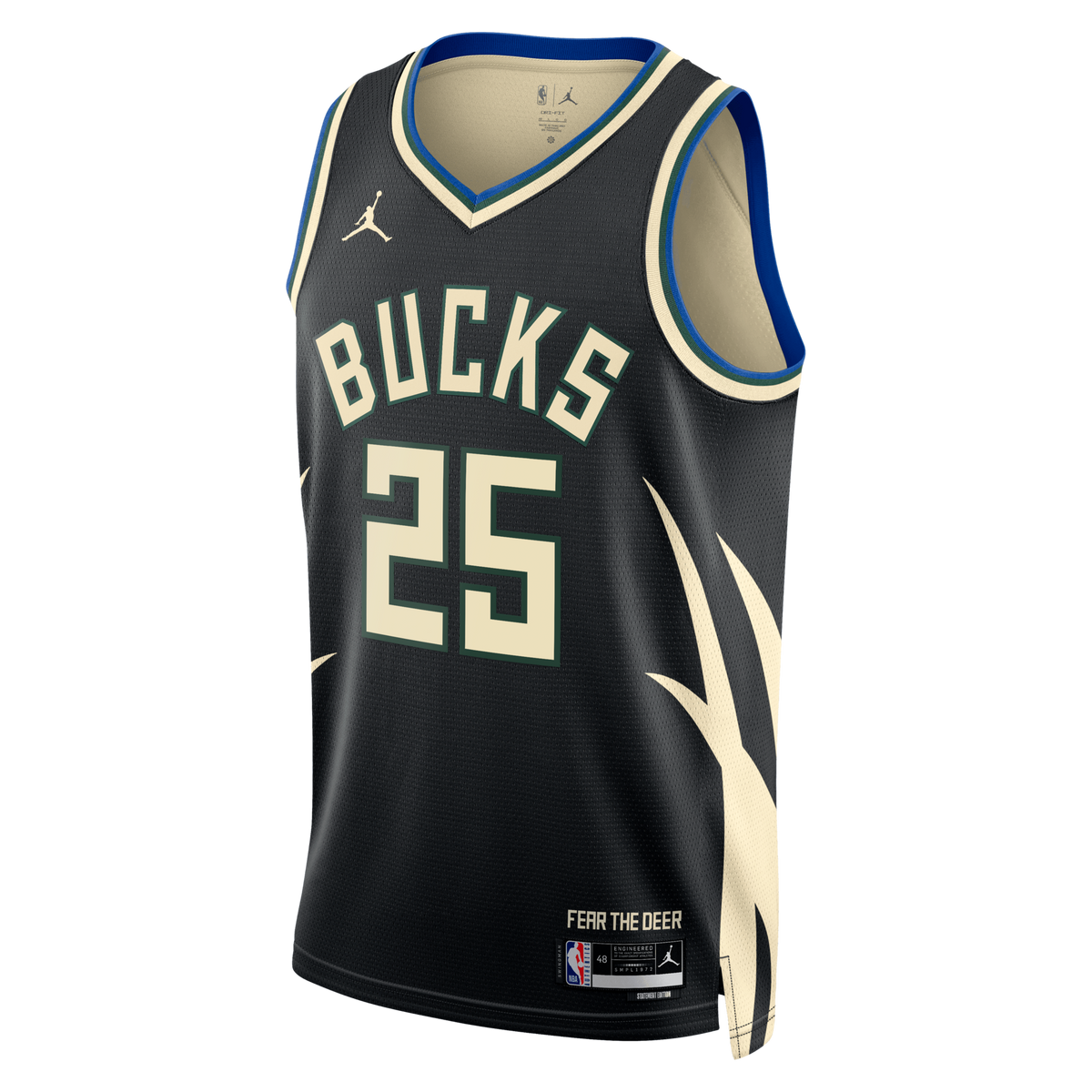 Milwaukee Bucks Statement Edition Swingman Jersey - Hunter Green - Kasparas Jakučionis product image 3, provided for visual