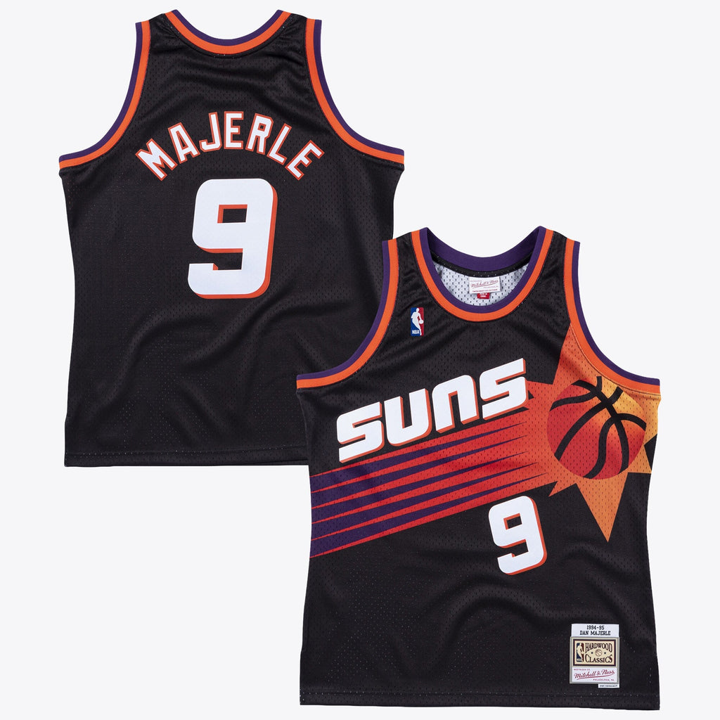 Phoenix Suns Dan Majerle 1994 Swingman Alt Road Authentic Jersey - Black product image 1, provided for visual reference and