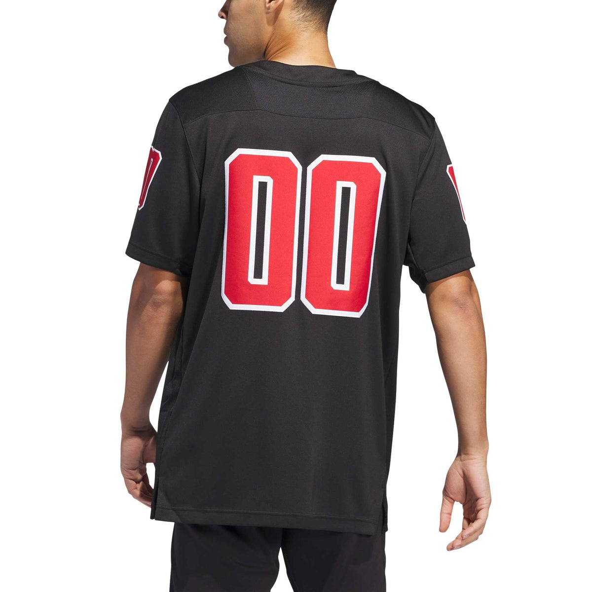 #00 Black NC State Wolfpack Premier Strategy Jersey product image 5, provided for visual reference and product detail review