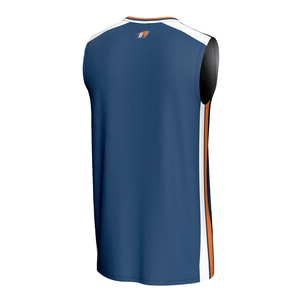 Bucknell Bison Spirit Basketball Jersey - Blue product image 4, provided for visual reference and product detail review