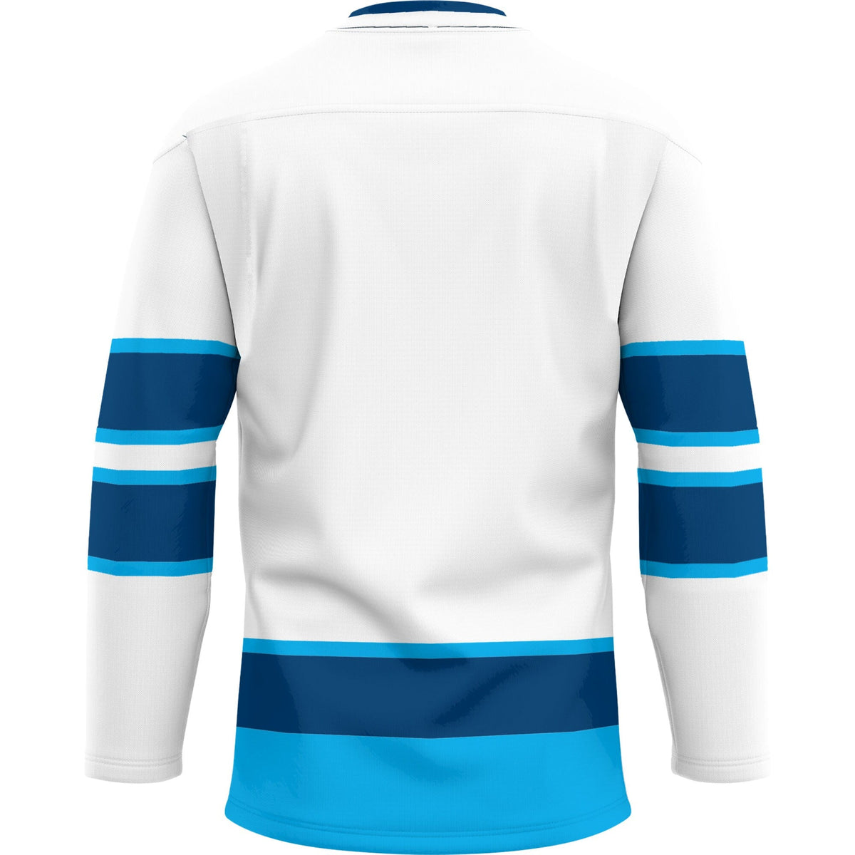 Mid Michigan College Hockey Jersey - White product image 4, provided for visual reference and product detail review