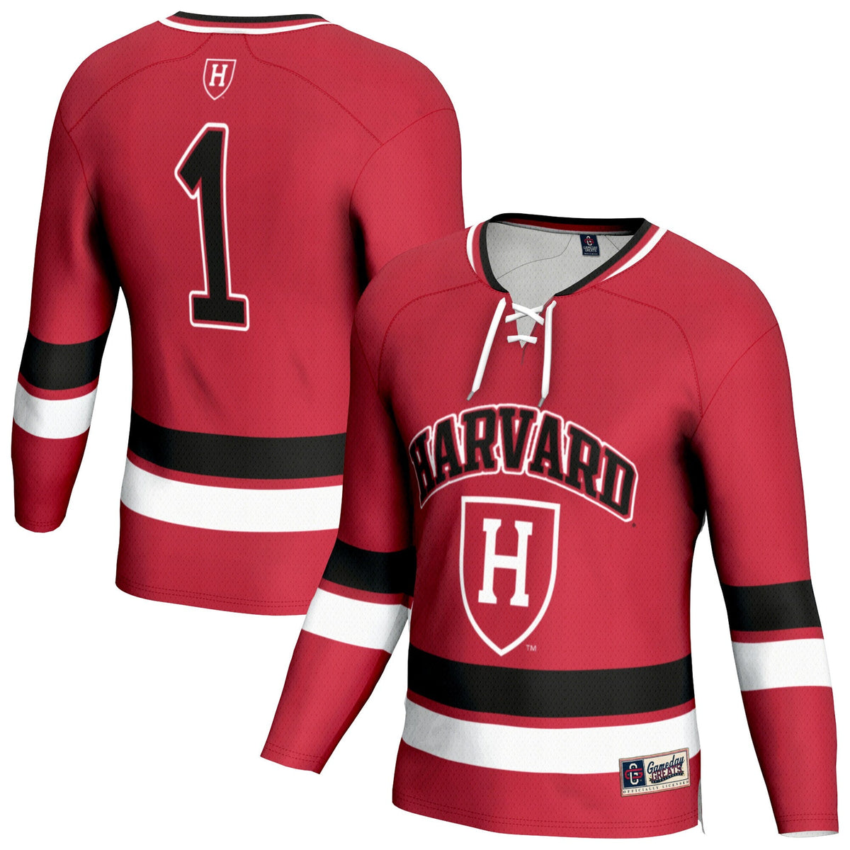 Harvard Crimson Lightweight Hockey Team Fashion Jersey - Crimson product image 2, provided for visual reference and product