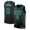 Boston Celtics Statement Edition Swingman Jersey - Black - Jayson Tatum product image 1, provided for visual reference and
