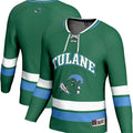 Tulane Green Wave Spirit Hockey Jersey - Green product image 1, provided for visual reference and product detail review