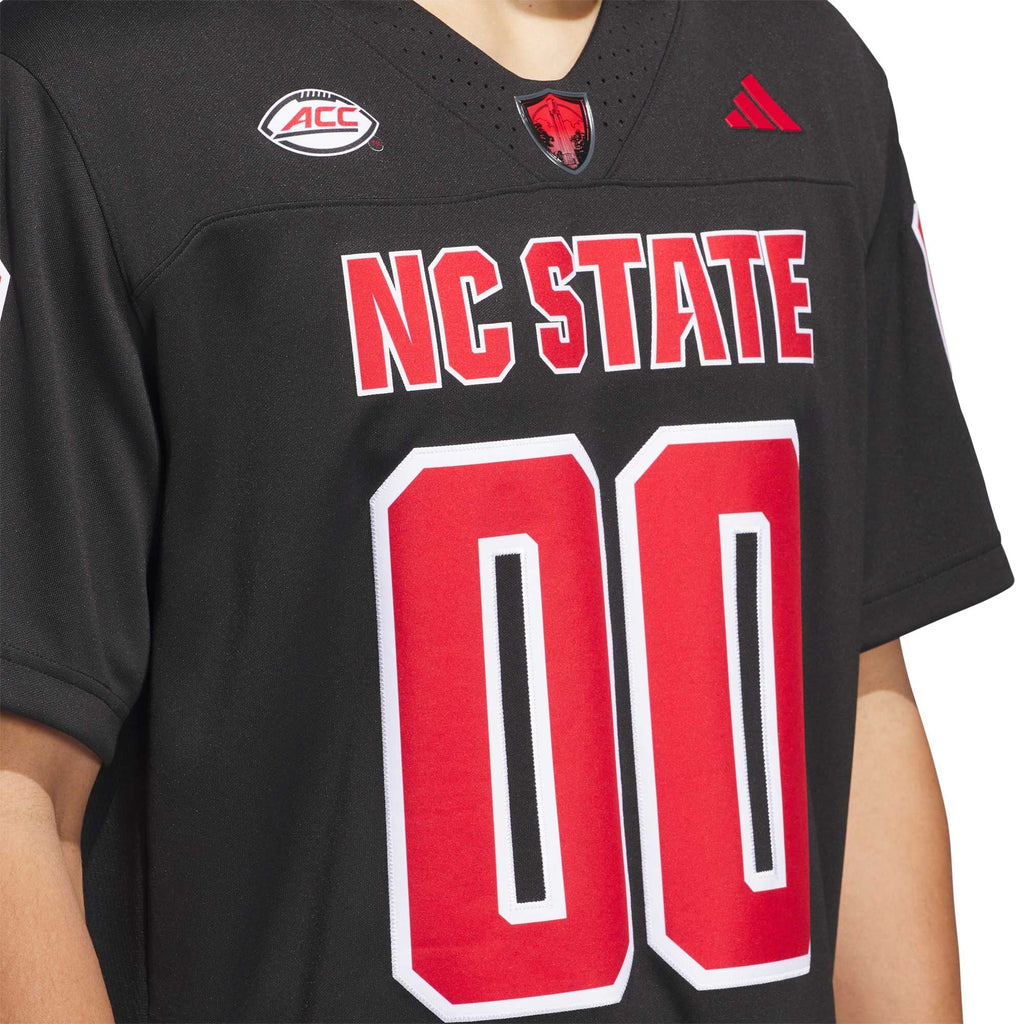 #00 Black NC State Wolfpack Premier Strategy Jersey product image 6, provided for visual reference and product detail review