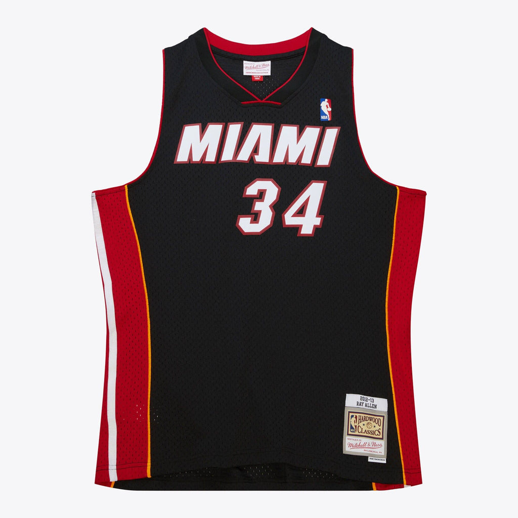 Miami Heat Ray Allen 2012 Authentic Jersey - Black product image 3, provided for visual reference and product detail review