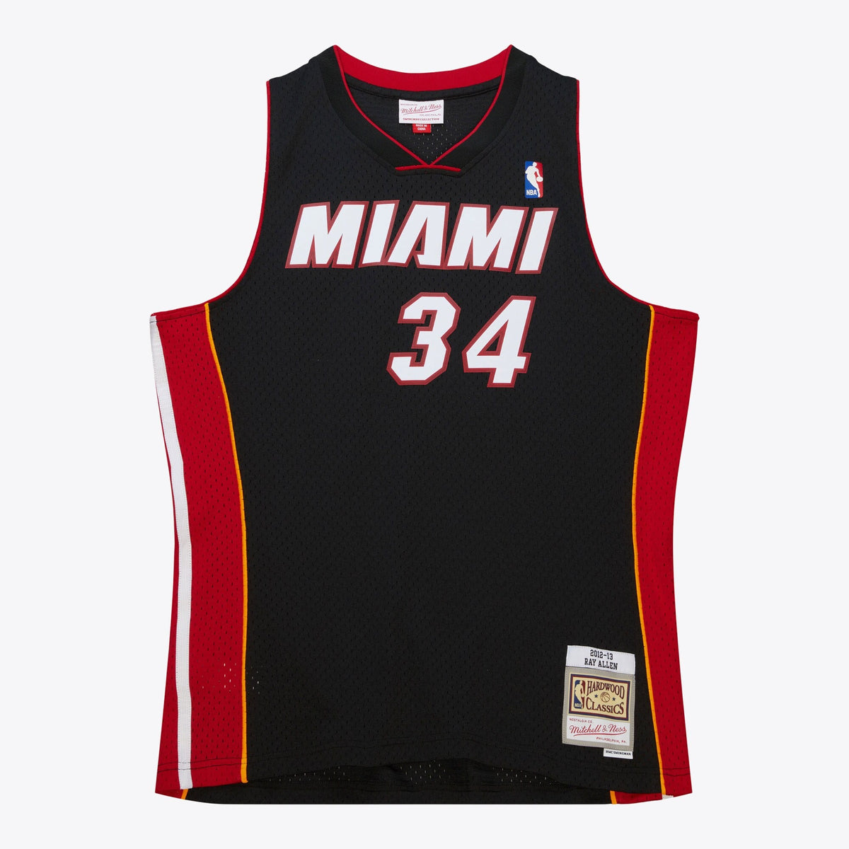 Miami Heat Ray Allen 2012 Authentic Jersey - Black product image 3, provided for visual reference and product detail review