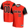 Texas Tech Red Raiders NIL Pick-A-Player Lightweight Softball Jersey - Red product image 1, provided for visual reference