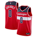 Washington Wizards Icon Edition Swingman Jersey - Red - Bilal Coulibaly product image 1, provided for visual reference and