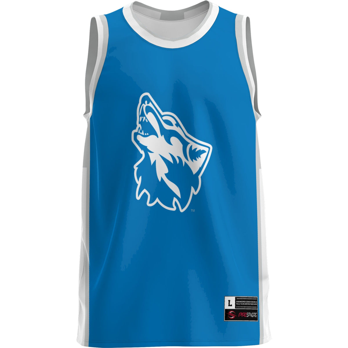 Cheyney Wolves Lightweight Basketball Jersey - Blue product image 3, provided for visual reference and product detail review