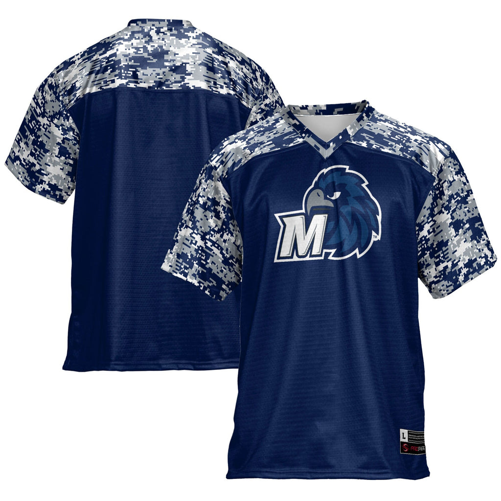 Monmouth Hawks Football Jersey - Navy product image 2, provided for visual reference and product detail review