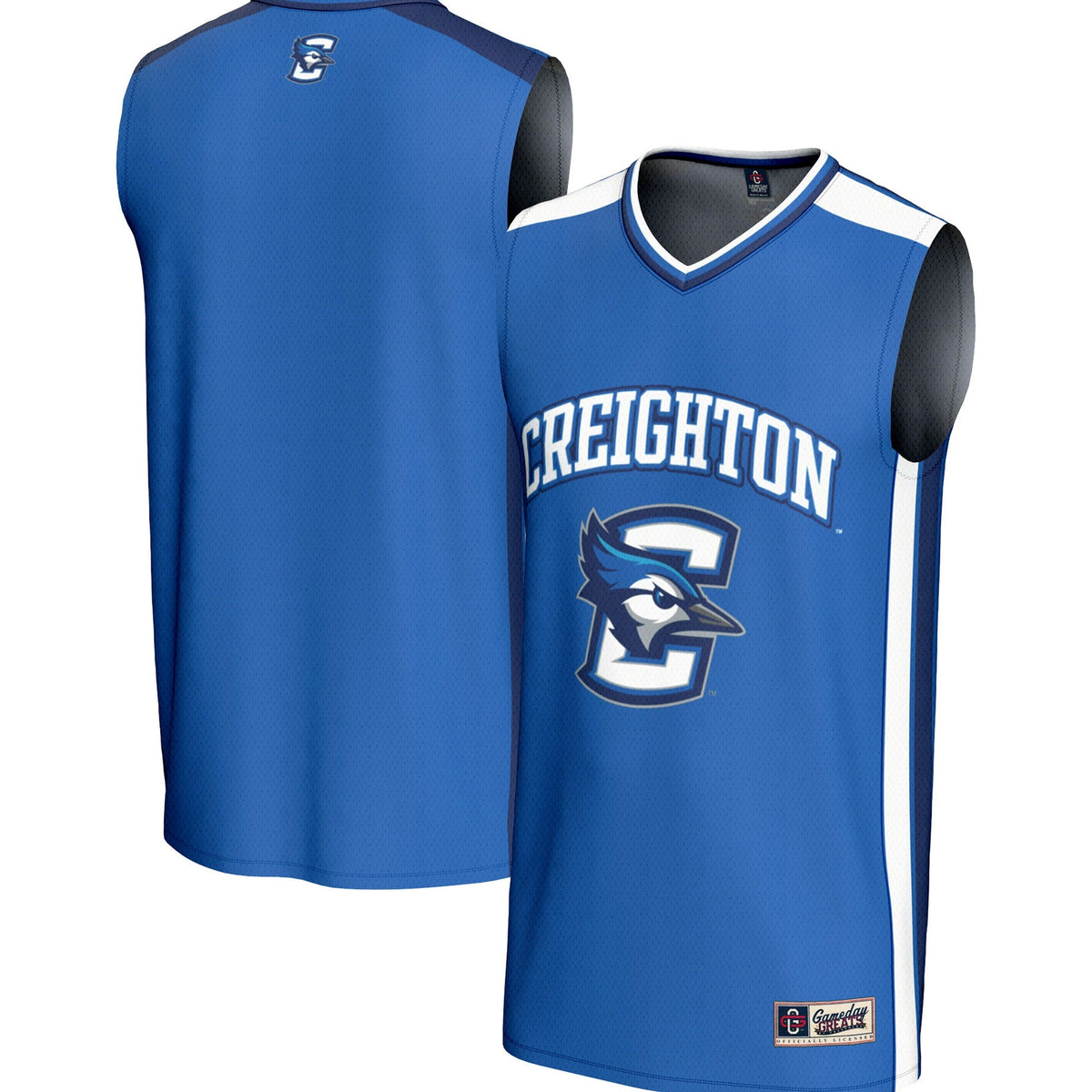 Creighton Bluejays Spirit Basketball Jersey - Blue product image 2, provided for visual reference and product detail review