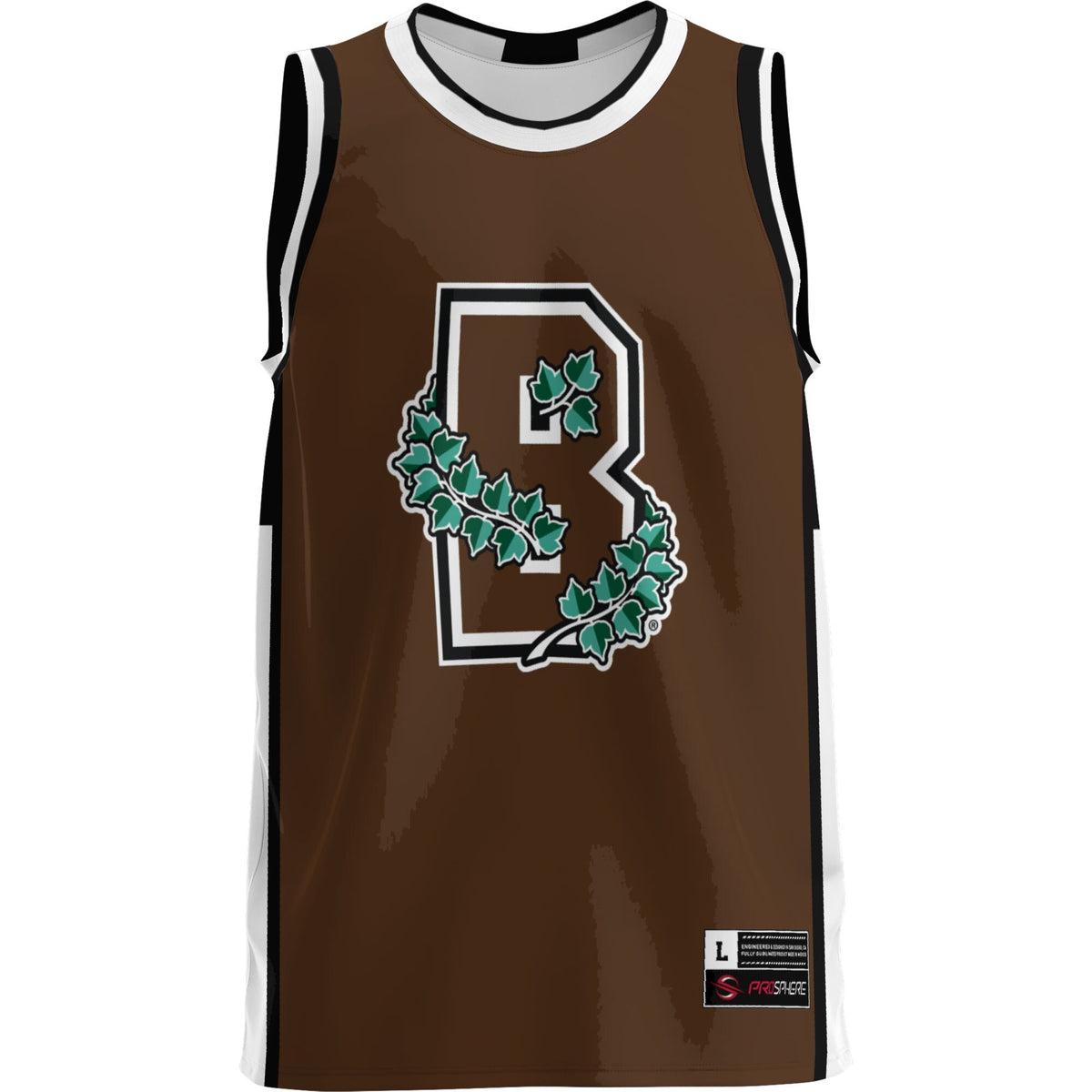 Brown Bears Lightweight Basketball Jersey - Brown product image 3, provided for visual reference and product detail review