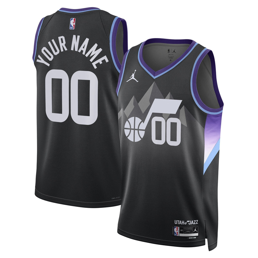 Utah Jazz NBA Statement Edition Swingman Jersey - Custom product image 1, provided for visual reference and product detail