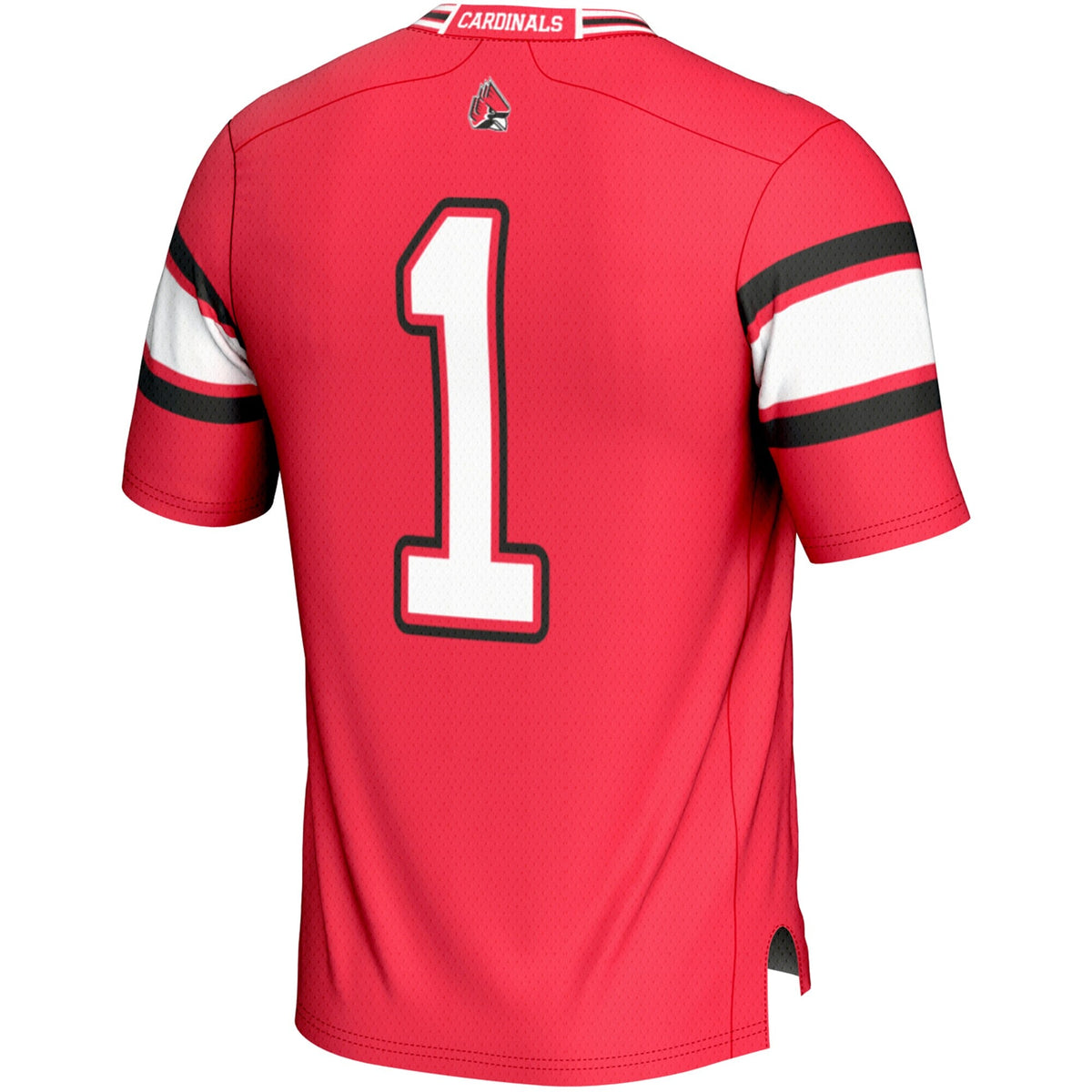#1 Ball State Cardinals Endzone Football Jersey - Cardinal product image 4, provided for visual reference and product detail