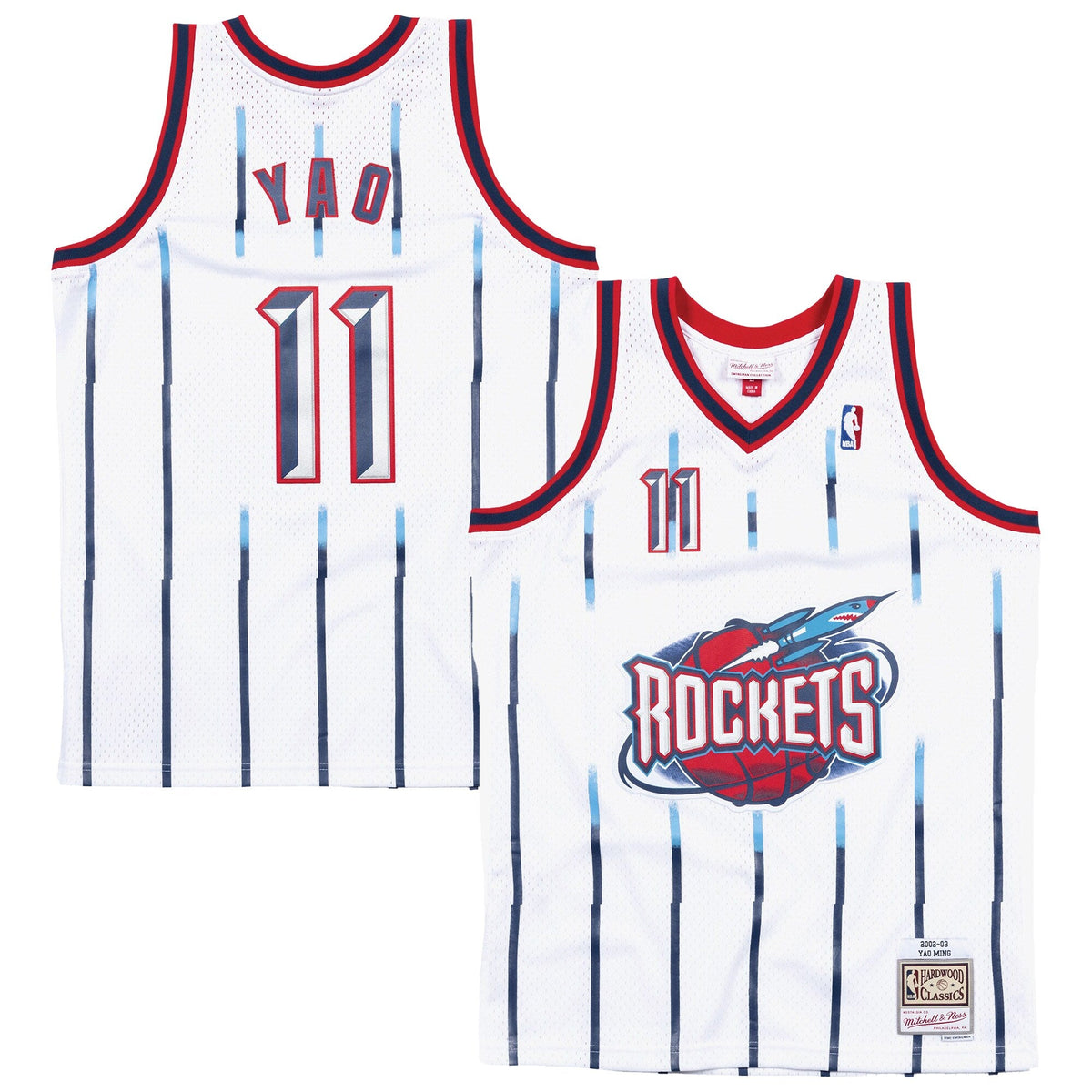 Houston Rockets Swingman Hardwood Classic Jersey - Yao Ming product image 2, provided for visual reference and product