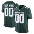 Michigan State Spartans Custom Football Game Jersey - Green product image 1, provided for visual reference and product