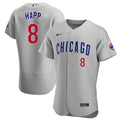 Ian Happ Chicago Cubs Official MLB Nike Jersey gray product image 1
