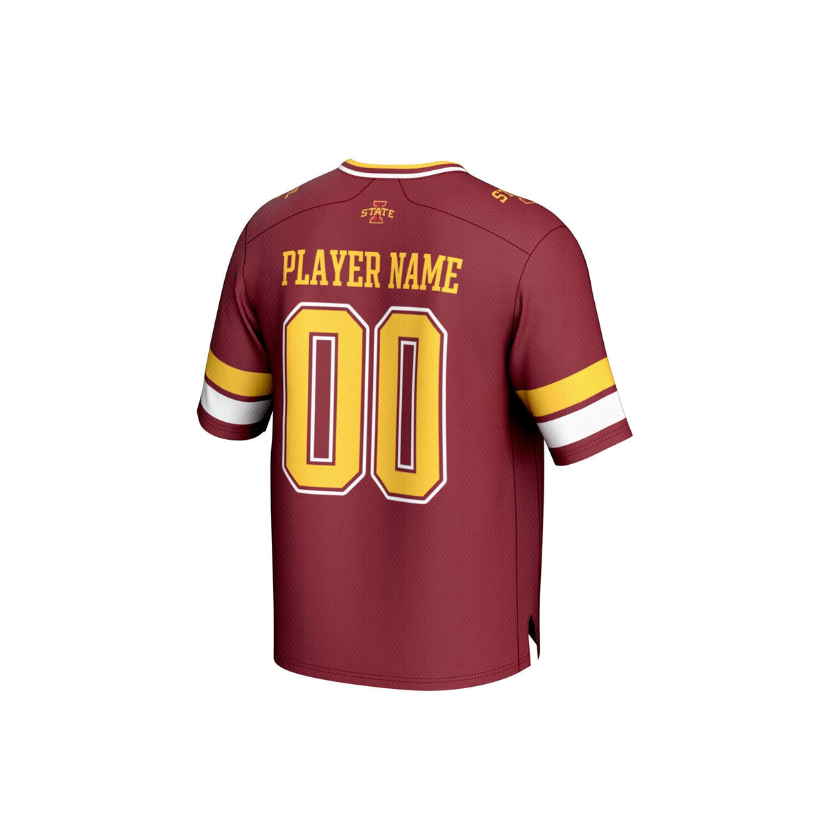 Iowa State Cyclones NIL Pick-A-Player Football Fashion Jersey - Cardinal product image 4, provided for visual reference and