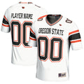 Oregon State Beavers NIL Pick-A-Player Football Jersey - White product image 1, provided for visual reference and product