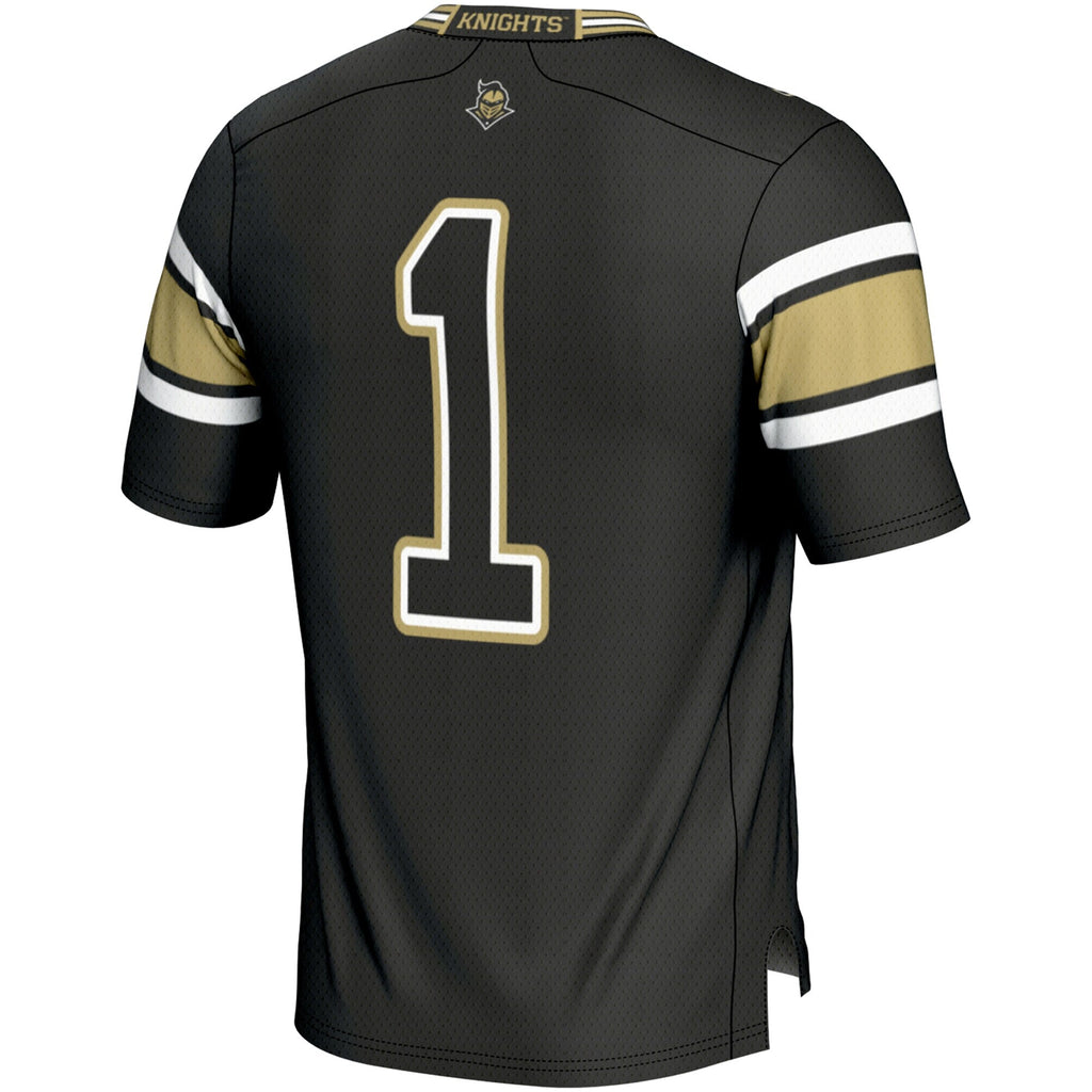 #1 UCF Knights Endzone Football Jersey - Black product image 4, provided for visual reference and product detail review