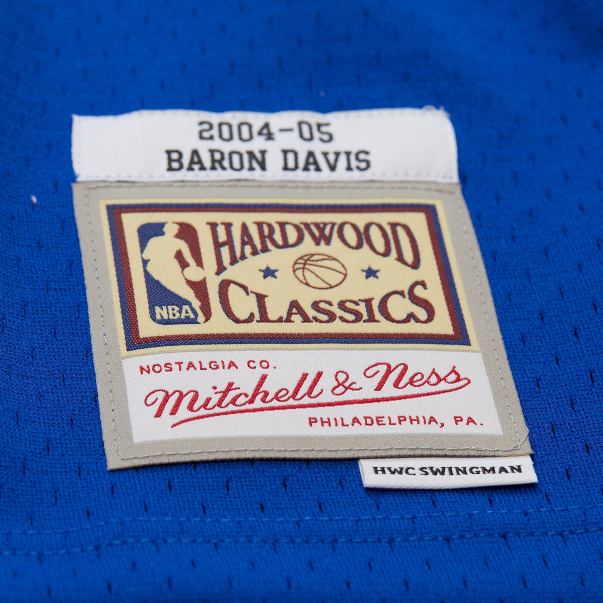 Golden State Warriors Swingman Jersey 2004 Baron Davis product image 6, provided for visual reference and product detail