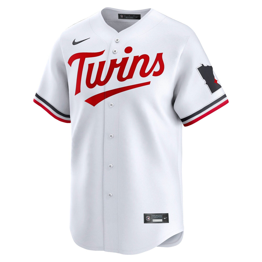 Minnesota Twins White Home Limited Jersey product image 1, provided for visual reference and product detail review