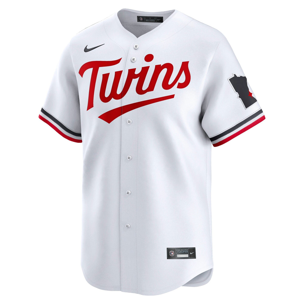 Minnesota Twins White Home Limited Jersey product image 1, provided for visual reference and product detail review