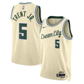Milwaukee Bucks 2025/26 City Edition Swingman Jersey - Cream - Gary Trent Jr. product image 1, provided for visual reference