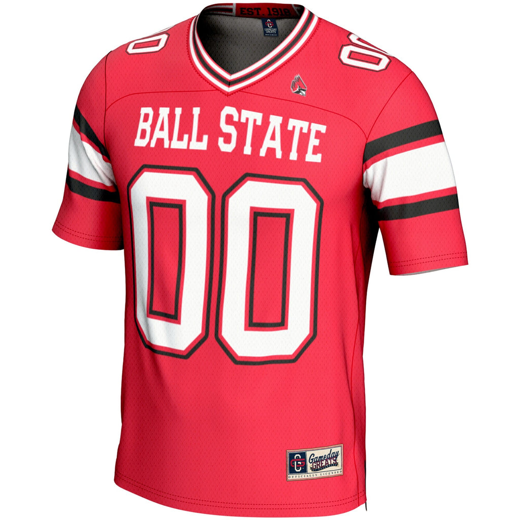 Ball State Cardinals NIL Pick-A-Player Football Jersey - Cardinal product image 3, provided for visual reference and product