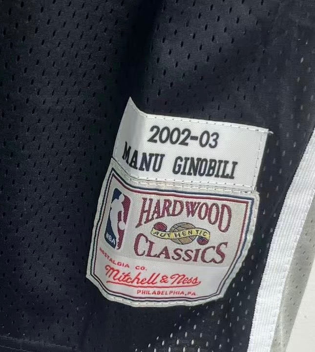 Manu Ginobili San Antonio Spurs Official NBA Mitchell & product image 3