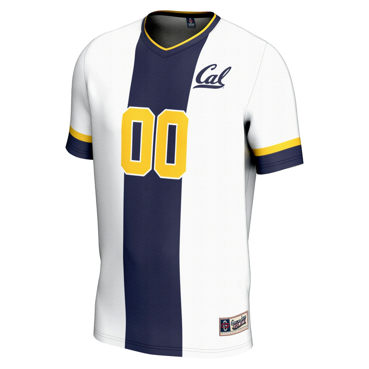 Cal Bears NIL Pick-A-Player Lightweight Soccer Jersey - White product image 3, provided for visual reference and product