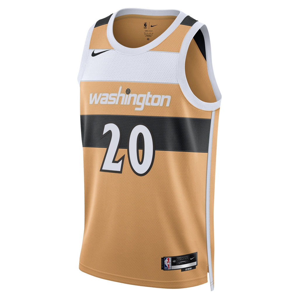 Washington Wizards 2025/26 City Edition Swingman Jersey - Tan - Alex Sarr product image 3, provided for visual reference and