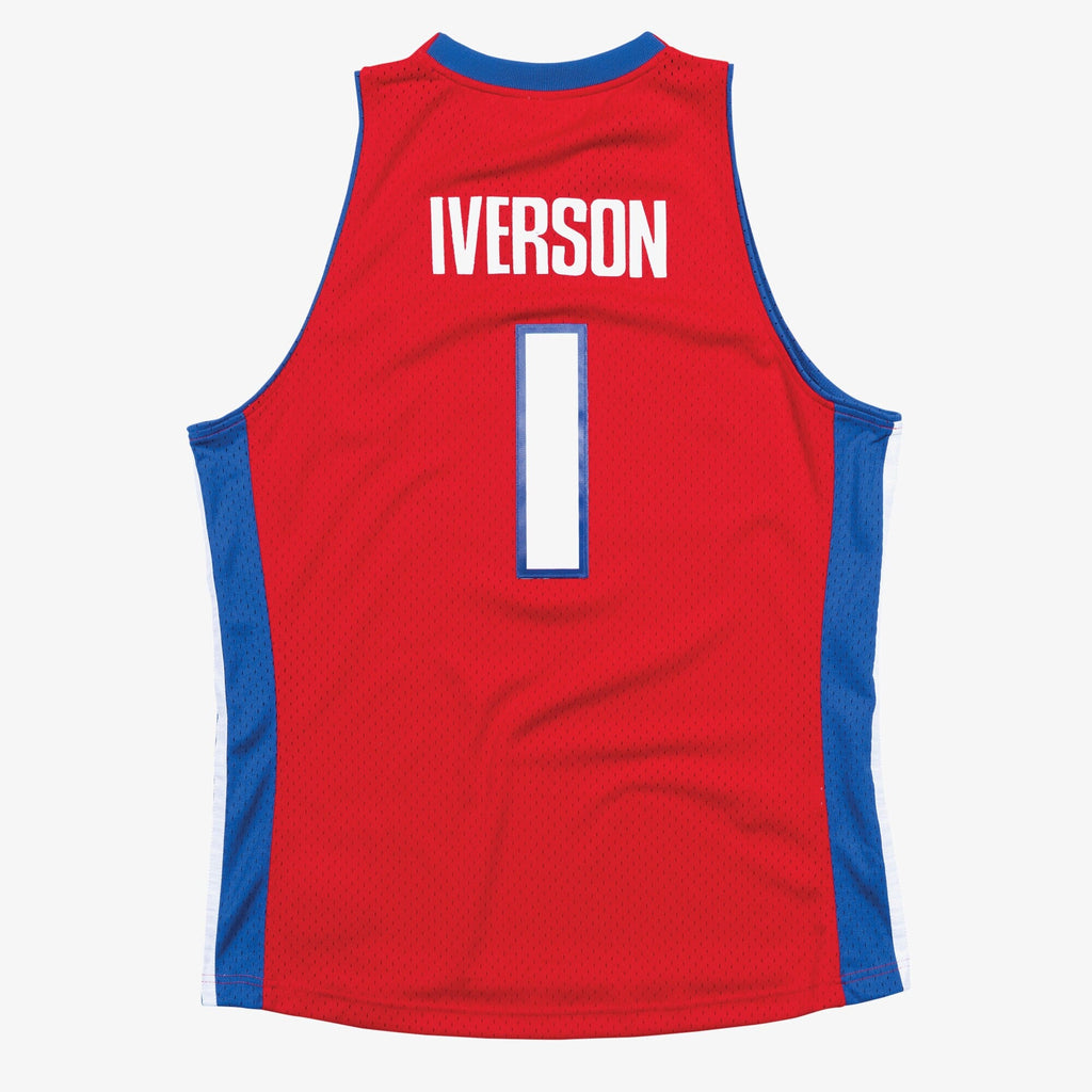 Detroit Pistons Swingman Jersey Allen Iverson 2008-09 product image 3, provided for visual reference and product detail