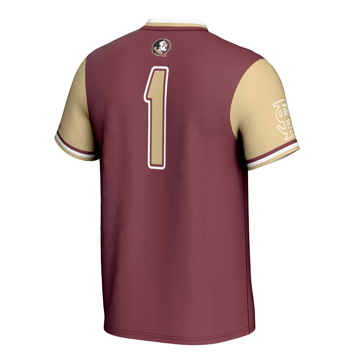 #1 Florida State Seminoles Lightweight Softball Jersey - Garnet product image 4, provided for visual reference and product
