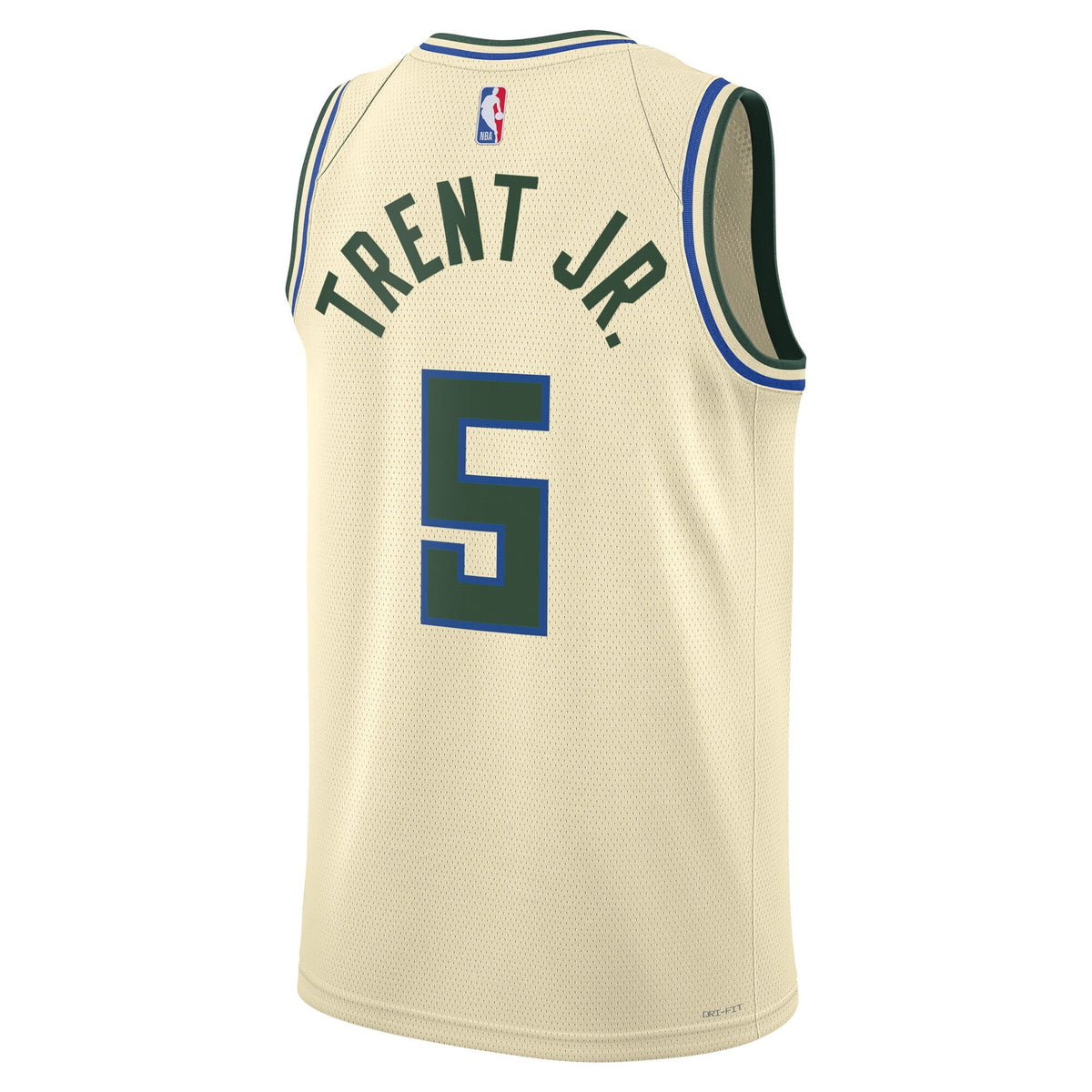 Milwaukee Bucks 2025/26 City Edition Swingman Jersey - Cream - Gary Trent Jr. product image 4, provided for visual reference