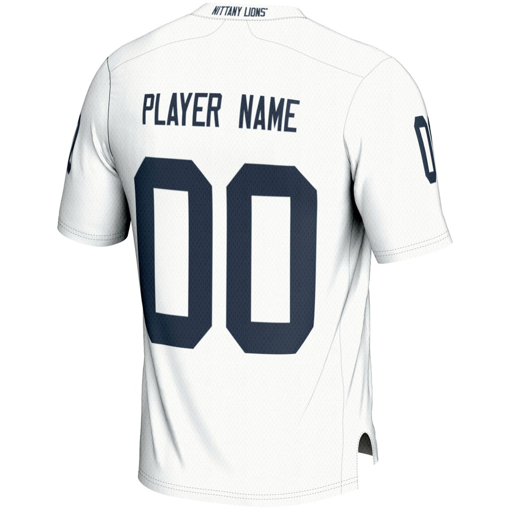 Penn State Nittany Lions NIL Pick-A-Player Football Jersey - White product image 4, provided for visual reference and
