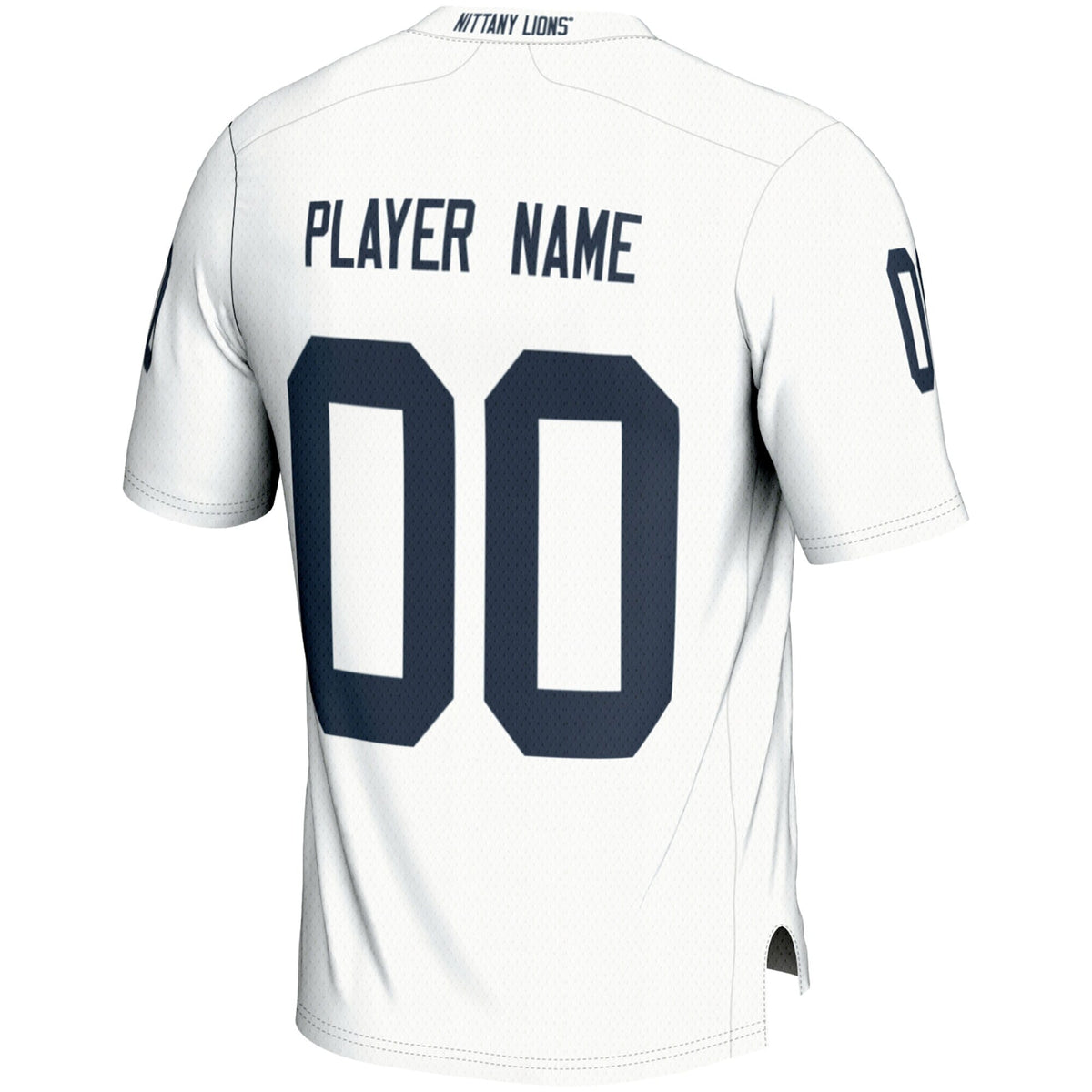 Penn State Nittany Lions NIL Pick-A-Player Football Jersey - White product image 4, provided for visual reference and