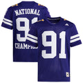 Washington Huskies 1991 National Championship Anniversary Icon Football Jersey - Purple product image 1, provided for visual